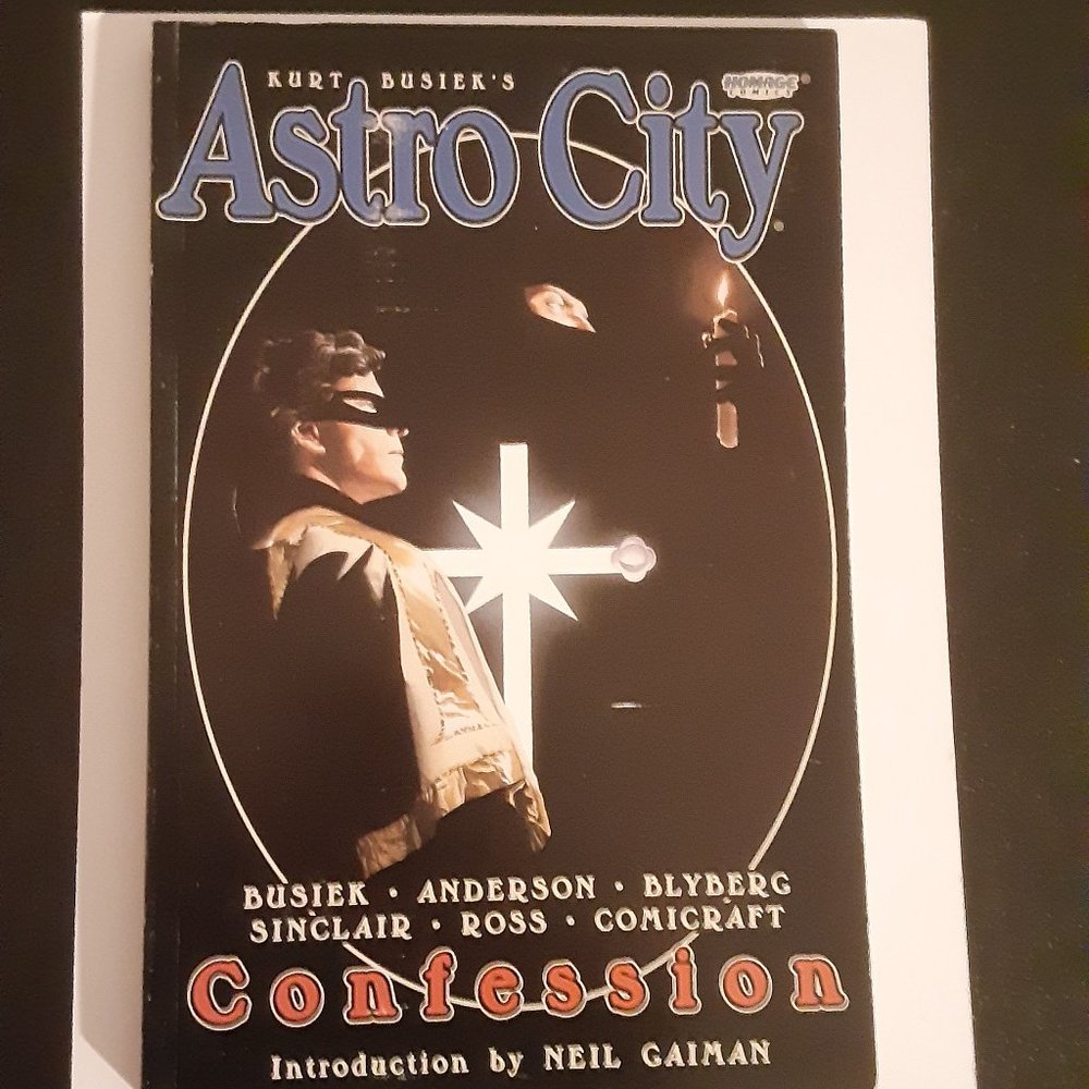 ASTRO CITY CONFESSION BY KURT BUSIUK COVER BY ALEX ROSS